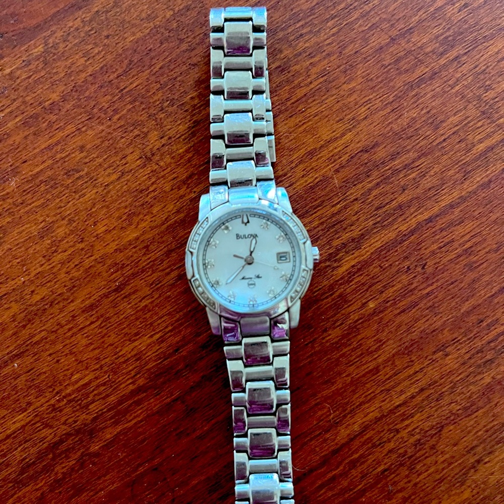 Bulova diamond watch